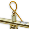 Бильярдный светильник Престиж 2 плафона (золотой, золотая штанга)